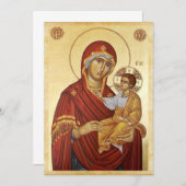 黄金の色調のイエスとマリヤ セーブザデート (正面/裏面)
