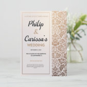 黄金の花で贅沢な草刈り 招待状 (スタンド正面)