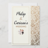 黄金の花で贅沢な草刈り 招待状 (裏面)