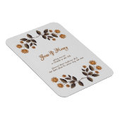 黄金の花とハート マグネット (右側)