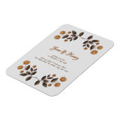 黄金の花とハート マグネット (左側)