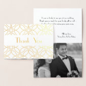 黄金の花のパターン – エレガントデコのモチーフ 箔カード (ディスプレー)