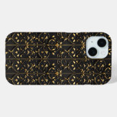 黄金の花の模様 Case-Mate iPhoneケース (裏面 (横))