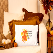 黄金の花を飾る赤蛇» | ユニーク&ラグジュアリー アクセントクッション