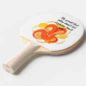 黄金の花を飾る赤蛇» | ユニーク&ラグジュアリー 卓球ラケット (正面アングル)