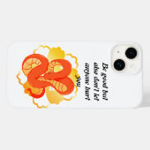 黄金の花を飾る赤蛇» | ユニーク&ラグジュアリー Case-Mate iPhoneケース (裏面 (横))