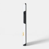 黄金の花を飾る赤蛇» | ユニーク&ラグジュアリー iPhoneケース (左側面)