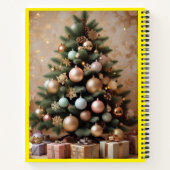 黄金の花柄 ノートブック (裏面)