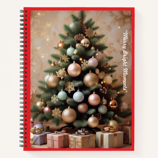 黄金の花柄 ノートブック (正面)