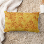 黄金の花腰枕 ランバークッション (ブランケット)