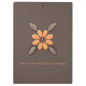 黄金の花 クリップボード (裏面)