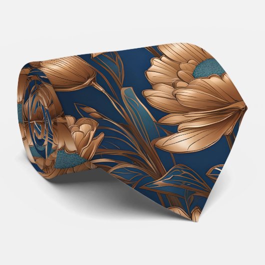 黄金の花 ネクタイ (ロール)