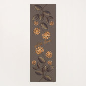 黄金の花 ヨガマット (裏面)