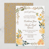 黄金の花 招待状 (正面/裏面)