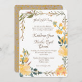 黄金の花 招待状 (正面/裏面)