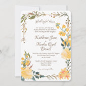 黄金の花 招待状 (正面)