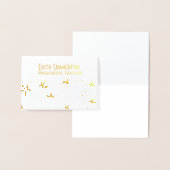 黄金の花 箔カード (ディスプレー)