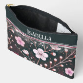 黄金の花：繊細なフローラ交響曲 アクセサリーポーチ (見開き)