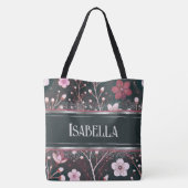 黄金の花：繊細なフローラ交響曲 トートバッグ (裏面)