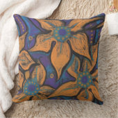 黄金の花、装飾パステル絵画ズ、フローラ クッション (ブランケット)