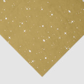 黄金の茶色の星模様 薄葉紙 (詳細)
