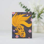 黄金の菱絵はがき ポストカード (スタンド正面)