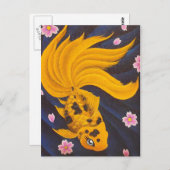 黄金の菱絵はがき ポストカード (正面/裏面)