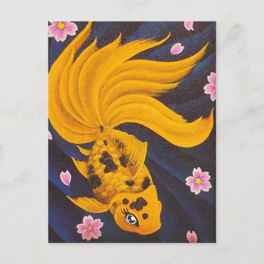 黄金の菱絵はがき ポストカード (正面)