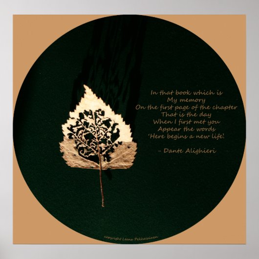 黄金の葉 ポスター (正面)