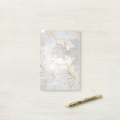 黄金の葉 3 ポストイット (デスク上)