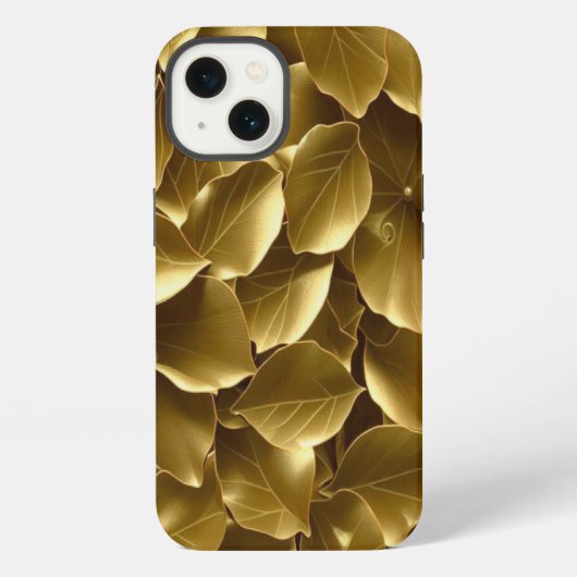 黄金の葉 iPhoneケース (裏面)