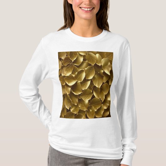 黄金の葉 Tシャツ (正面)