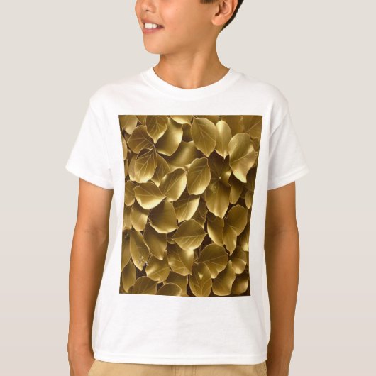 黄金の葉 Tシャツ (正面)