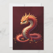 黄金の蛇竜 招待状 (裏面)