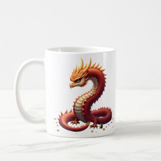 黄金の蛇龍 コーヒーマグカップ (左)