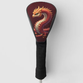 黄金の蛇龍 ゴルフヘッドカバー
