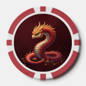 黄金の蛇龍 ポーカーチップ (正面)