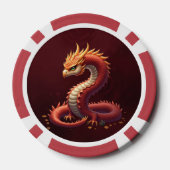 黄金の蛇龍 ポーカーチップ (裏面)