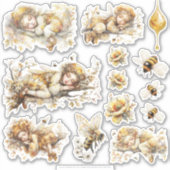 黄金の蜂蜜の妖精世界 - 2a 眠れる妖精たち シール (正面)