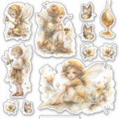 黄金の蜂蜜の妖精世界 - 2b 目覚め シール (正面)