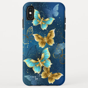 黄金の蝶々 iPhone XS MAXケース
