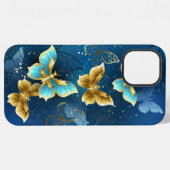 黄金の蝶々 iPhoneケース (裏面横)