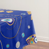 黄金の蝶の邪悪な目のパターン テーブルクロス (インサイチュ)