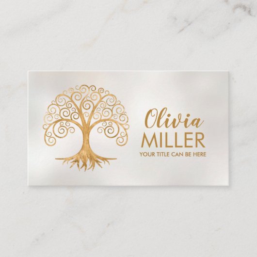 黄金の螺旋木 名刺 (正面)