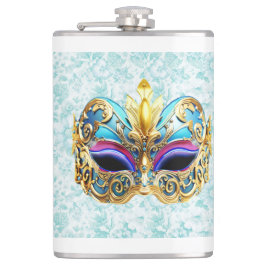 黄金の装飾を施した仮面舞踏会 フラスク