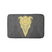 黄金の装飾炎 バスマット (正面)