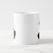 黄金の記号を持つこうもり ジャンボコーヒーマグカップ (正面)