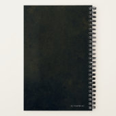 黄金の記号を持つこうもり ノートブック (裏面)