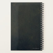 黄金の記号を持つこうもり プランナー手帳 (裏面)