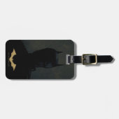黄金の記号を持つこうもり ラゲッジタグ (正面横)